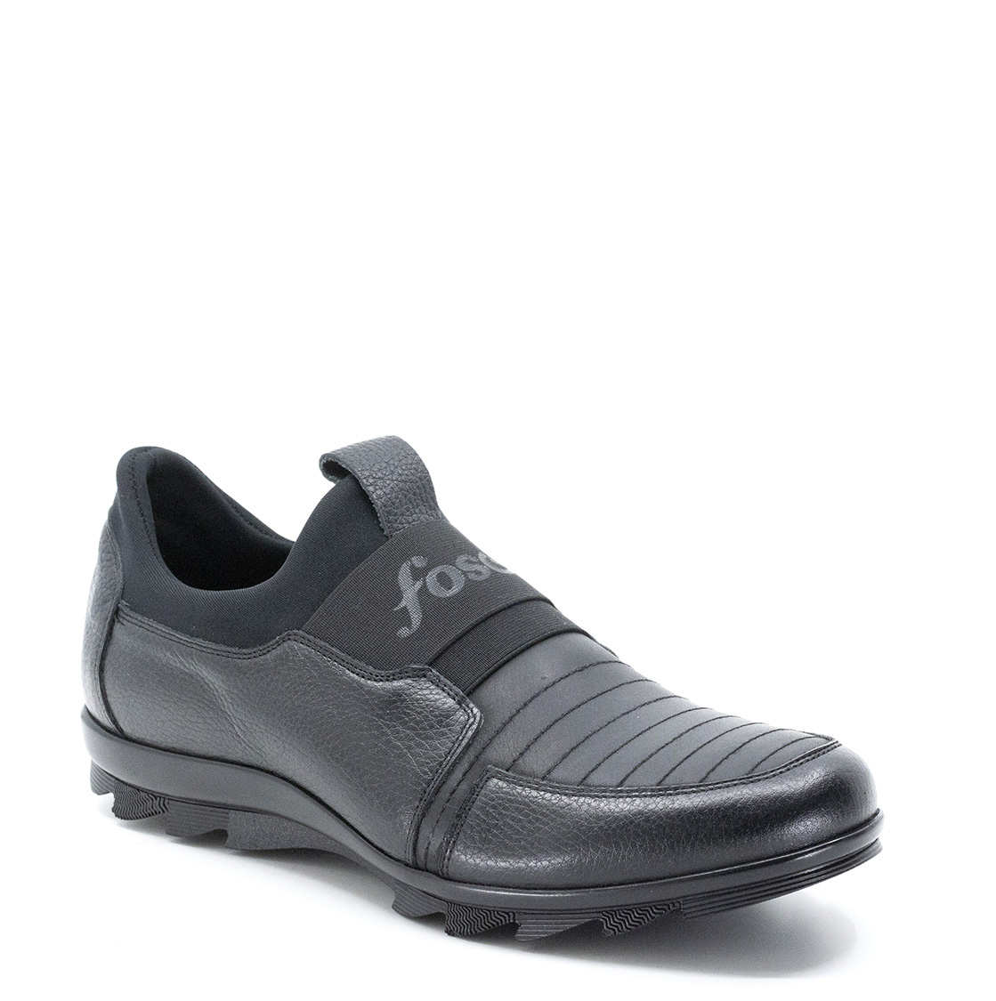 Fosco Hakiki Deri Casual Kauçuk Taban Erkek Kışlık Ayakkabı, Renk: Siyah, Beden: 39
