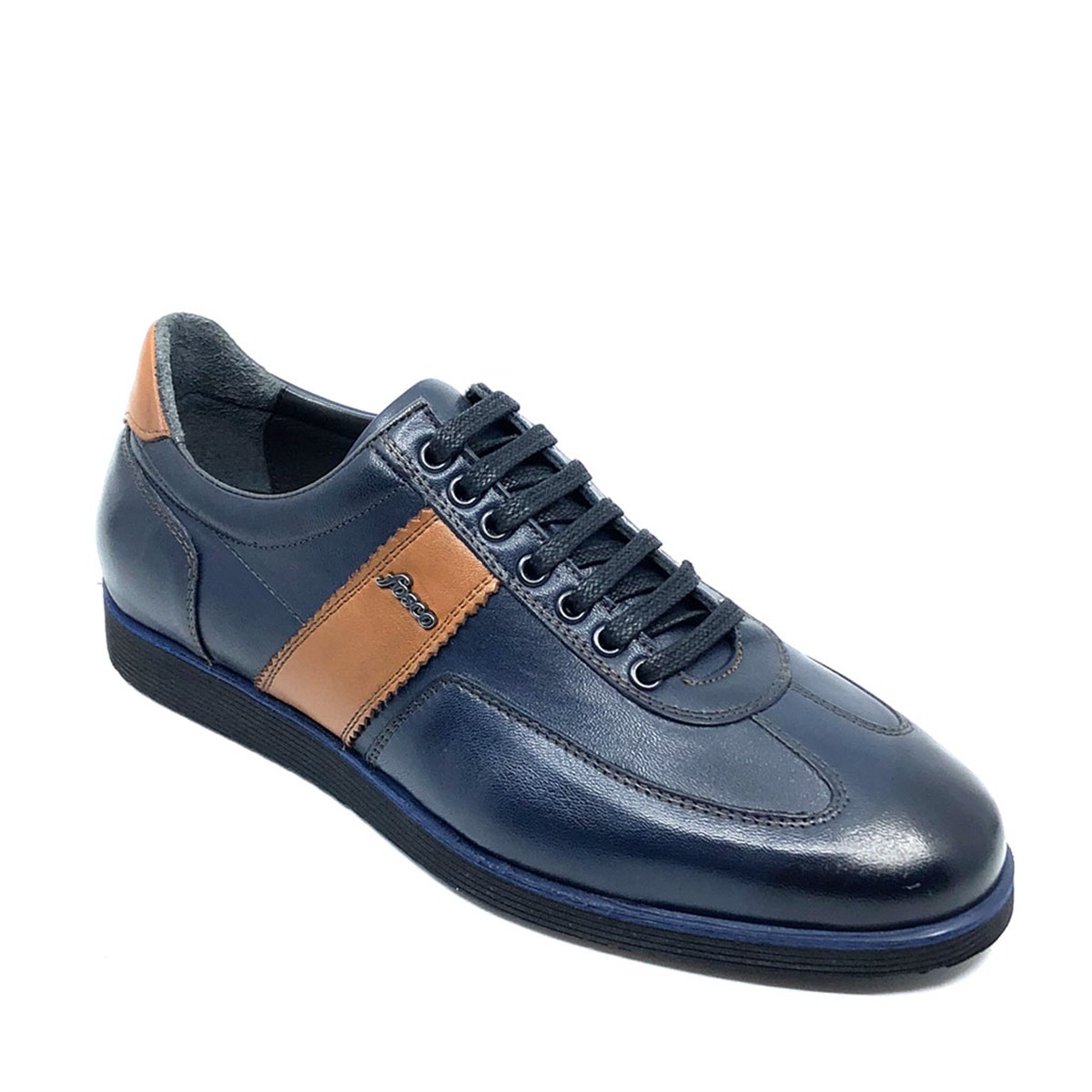 Erkek Lacivert Günlük Confort Bağcıklı Spor Ayakkabı, Renk: Lacivert, Beden: 42