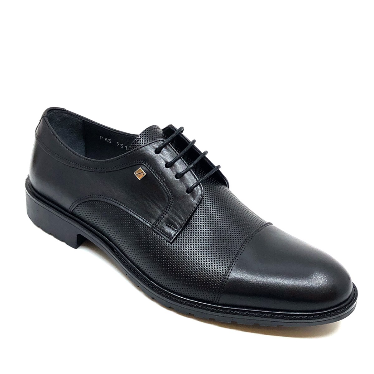 Hakiki Deri Erkek Klasik Ayakkabı, Renk: Siyah, Beden: 39