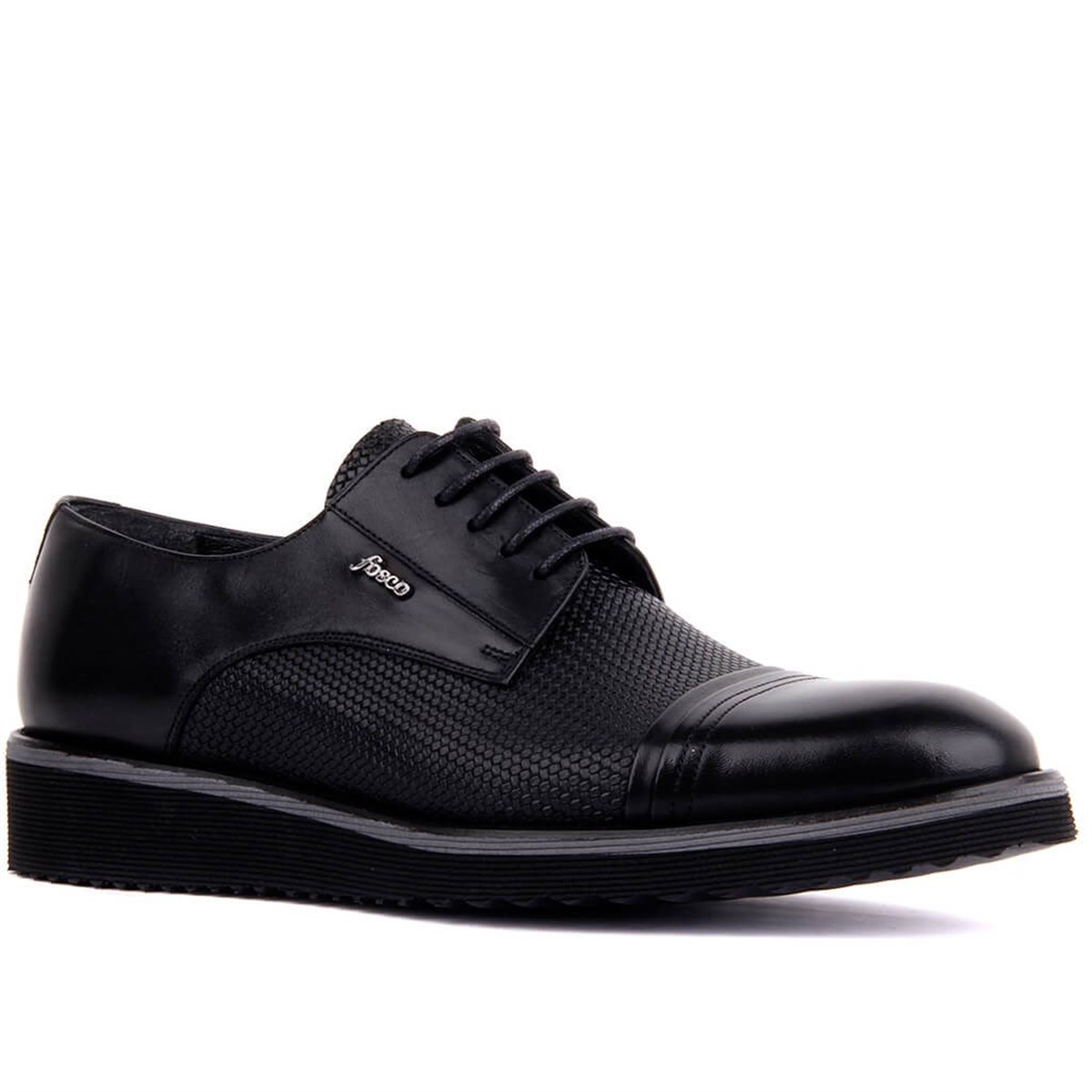 Hakiki Deri Günlük Erkek Ayakkabı, Renk: Siyah, Beden: 39