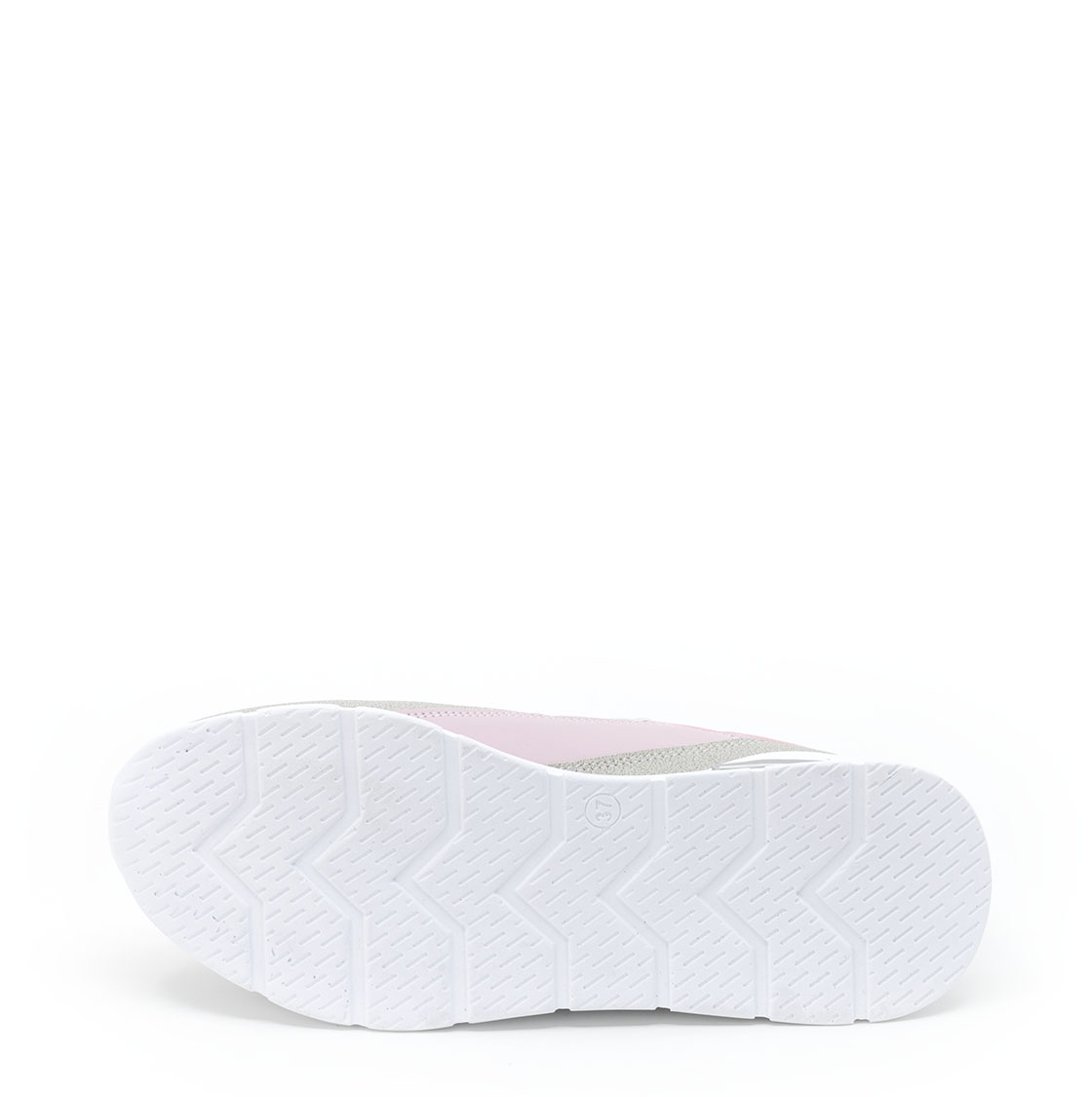 Kadın Kalın Tabanlı Bağcıklı Gri Pembe Sneakers Günlük Spor Rahat Ayakkabı, Renk: Gri-Pembe, Beden: 36, 9 image