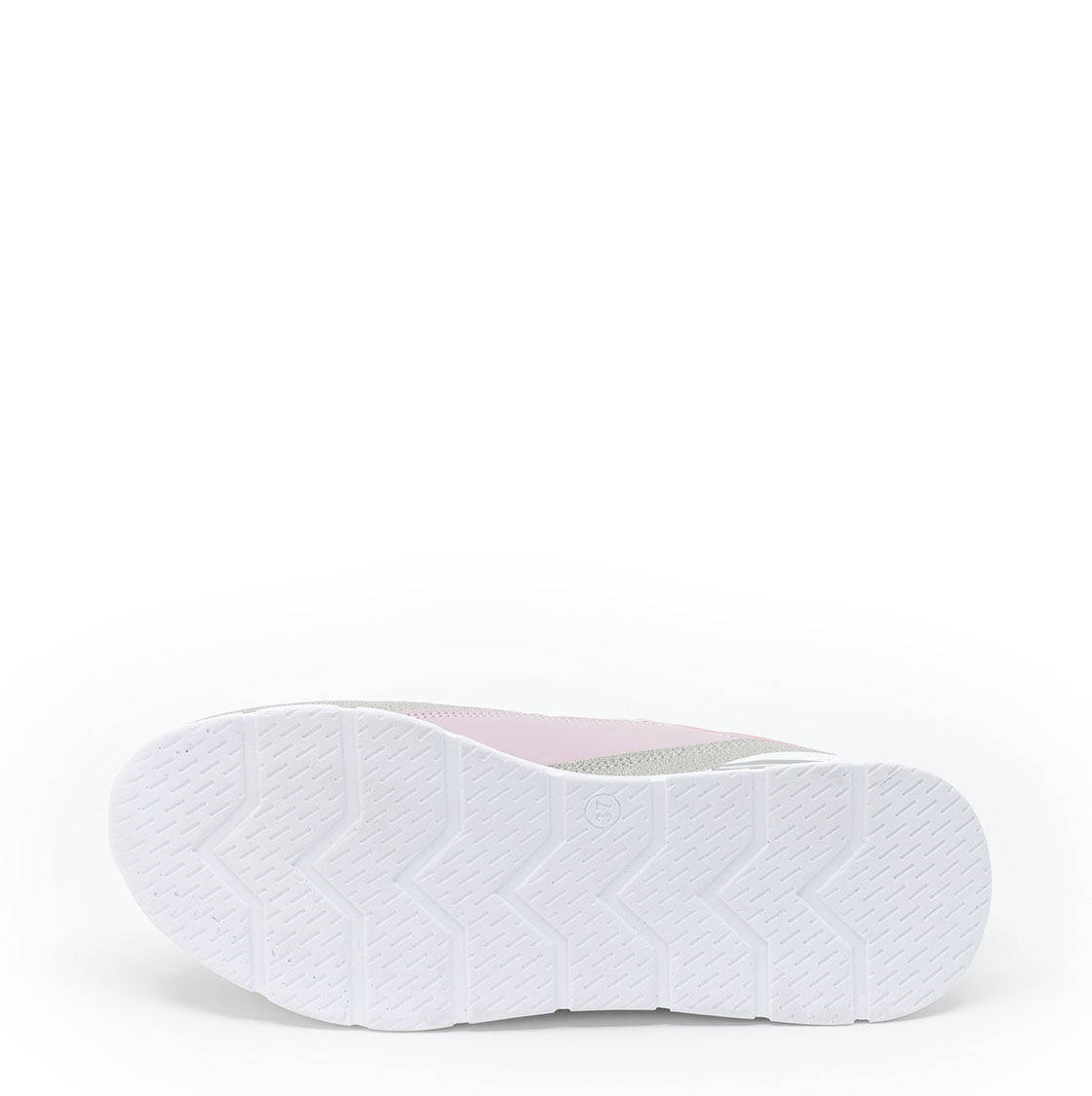 Kadın Kalın Tabanlı Bağcıklı Gri Pembe Sneakers Günlük Spor Rahat Ayakkabı, Renk: Gri-Pembe, Beden: 38, 9 image