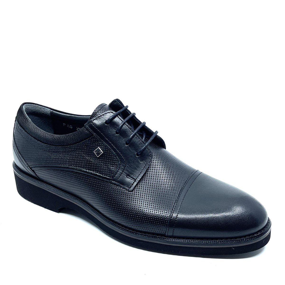 Erkek Hakiki Deri Günlük Klasik Ayakkabı, Renk: Siyah, Beden: 40