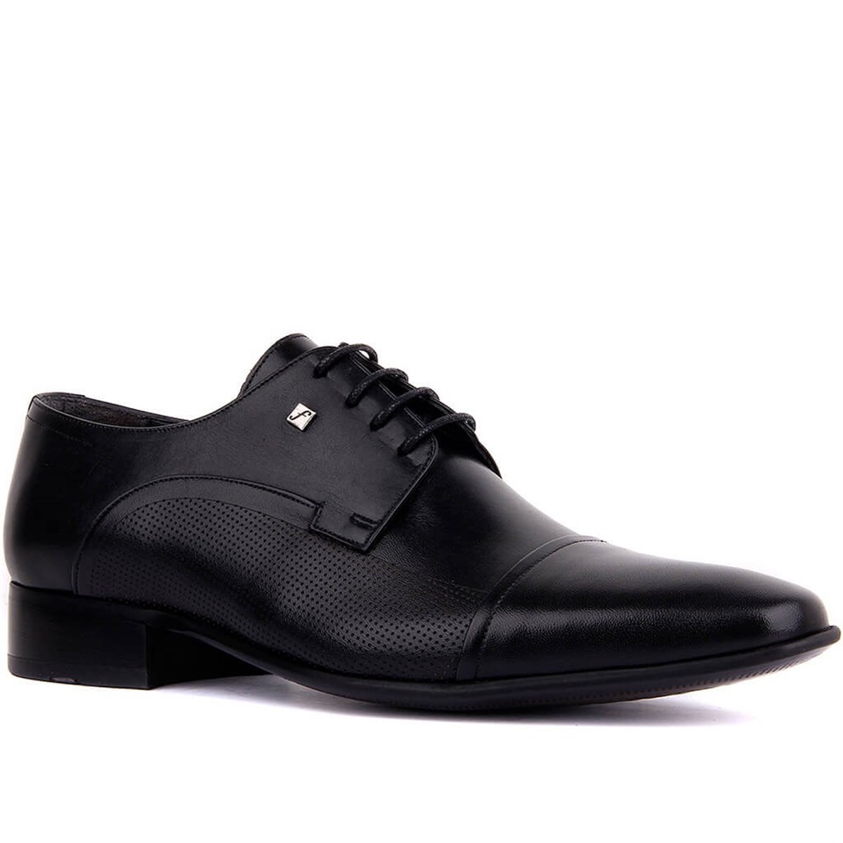 Erkek Hakiki Deri Klasik Ayakkabı, Renk: Siyah, Beden: 37