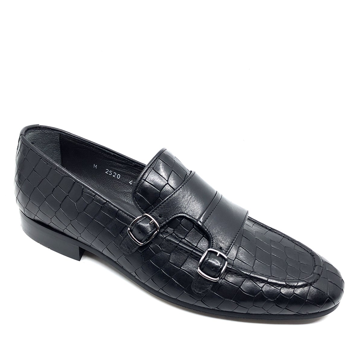 Fosco Hakiki Deri Klasik Erkek Ayakkabı, Renk: Siyah, Beden: 39
