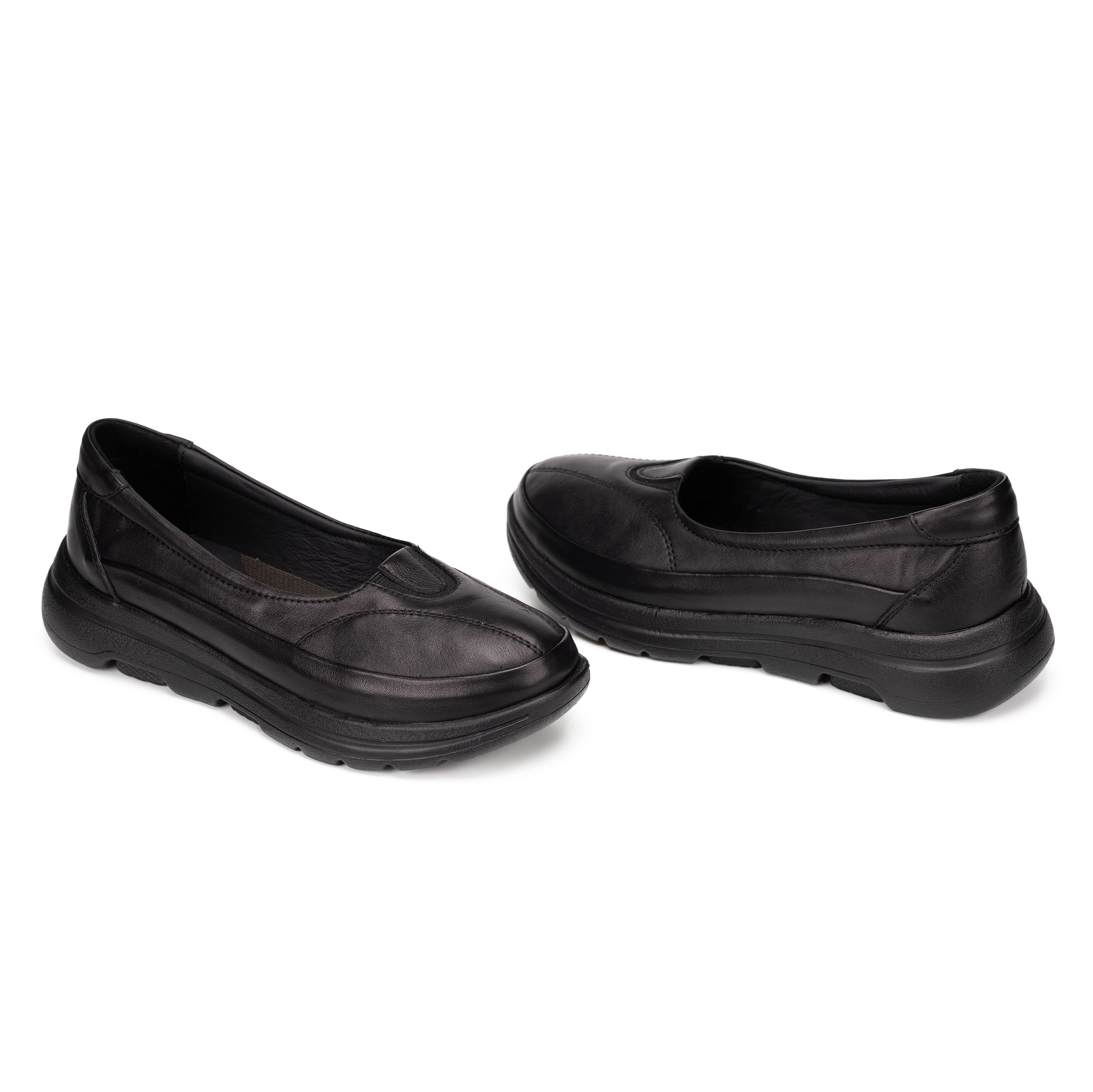 Kadın Hakiki Deri Anatomik Hafif Konfort Günlük Ayakkabı, Renk: Siyah, Beden: 36