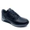 Erkek Sneakers Ayakkabı Hakiki Deri, Renk: Siyah, Beden: 41