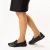 Kadın Hakiki Deri Anatomik Hafif Konfort Günlük Ayakkabı, Renk: Siyah, Beden: 36