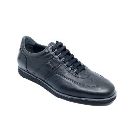Erkek Siyah Günlük Confort Bağcıklı Spor Ayakkabı, Renk: Siyah, Beden: 40