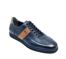 Erkek Lacivert Günlük Confort Bağcıklı Spor Ayakkabı, Renk: Lacivert, Beden: 40