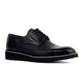 Hakiki Deri Günlük Erkek Ayakkabı, Renk: Siyah, Beden: 39