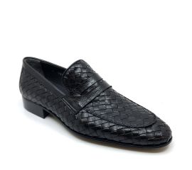 Fosco Özel Örgülü Klasik Erkek Ayakkabı, Renk: Siyah, Beden: 39