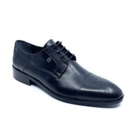 Erkek Klasik Ayakkabı Hakiki Deri, Renk: Siyah, Beden: 39