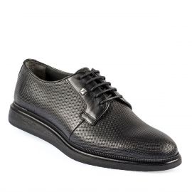 Erkek Hakiki Deri Hafif Günlük Ayakkabı, Renk: Siyah, Beden: 40