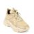 Kadın Günlük Bej-Nude Kapitone Detaylı Kalın Tabanlı 5 Cm Sneakers Spor Ayakkabı, Renk: Nude - Cilt, Beden: 40, 3 image
