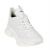 Kadın Günlük Beyaz Kapitone Detaylı Kalın Tabanlı 5 Cm Sneakers Spor Ayakkabı, Renk: Beyaz, Beden: 40, 3 image