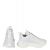Kadın Günlük Beyaz Kapitone Detaylı Kalın Tabanlı 5 Cm Sneakers Spor Ayakkabı, Renk: Beyaz, Beden: 39, 4 image