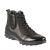Erkek Siyah Hakiki Deri Sıcak Astarlı Kauçuk Taban Fermuarlı Kışlık Bot, Renk: Siyah, Beden: 42
