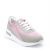 Kadın Kalın Tabanlı Bağcıklı Gri Pembe Sneakers Günlük Spor Rahat Ayakkabı, Renk: Gri-Pembe, Beden: 36, 3 image