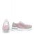 Kadın Kalın Tabanlı Bağcıklı Gri Pembe Sneakers Günlük Spor Rahat Ayakkabı, Renk: Gri-Pembe, Beden: 36, 8 image