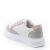 Kadın Kalın Tabanlı Bağcıklı Beyaz - Pembe - Gri Sneakers Günlük Spor Rahat Ayakkabı, Renk: Beyaz, Beden: 36, 4 image