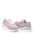 Kadın Kalın Tabanlı Bağcıklı Gri Pembe Sneakers Günlük Spor Rahat Ayakkabı, Renk: Gri-Pembe, Beden: 36, 7 image