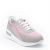 Kadın Kalın Tabanlı Bağcıklı Gri Pembe Sneakers Günlük Spor Rahat Ayakkabı, Renk: Gri-Pembe, Beden: 39, 3 image