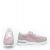Kadın Kalın Tabanlı Bağcıklı Gri Pembe Sneakers Günlük Spor Rahat Ayakkabı, Renk: Gri-Pembe, Beden: 39, 7 image