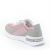 Kadın Kalın Tabanlı Bağcıklı Gri Pembe Sneakers Günlük Spor Rahat Ayakkabı, Renk: Gri-Pembe, Beden: 39, 4 image