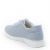 Kadın Kalın Tabanlı Bağcıklı Mavi Sneakers Günlük Spor Rahat Ayakkabı, Renk: Mavi, Beden: 38, 4 image