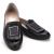 TwoEgoist Kadın Hakiki Deri Günlük Klasik Loafer - Babet Ayakkabı, Renk: Siyah, Beden: 40, 2 image
