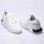 Erkek Hakiki Deri Beyaz Kalın Tabanlı Kamuflaj Desen Özel Dizayn / Tasarım Spor Günlük Ayakkabı / Sneakers, Renk: Beyaz, Beden: 43, 6 image