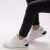 Erkek Hakiki Deri Beyaz Kalın Tabanlı Kamuflaj Desen Özel Dizayn / Tasarım Spor Günlük Ayakkabı / Sneakers, Renk: Beyaz, Beden: 43