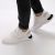 Erkek Hakiki Deri Beyaz Kalın Tabanlı Kamuflaj Desen Özel Dizayn / Tasarım Spor Günlük Ayakkabı / Sneakers, Renk: Beyaz, Beden: 44, 2 image