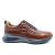 Erkek Sneakers Spor Ayakkabı Hakiki Deri, Renk: Taba, Beden: 41, 3 image