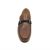 Erkek Bağcıksız Yazlık Loafer  Nubuk Hakiki Deri Ayakkabı, Renk: Taba, Beden: 45, 3 image