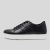 Fosco Erkek Hakiki Deri Sneakers Spor Ayakkabı, Renk: Siyah, Beden: 43, 6 image