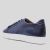 Fosco Erkek Hakiki Deri Sneakers Spor Ayakkabı, Renk: Lacivert, Beden: 41, 3 image