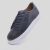 Fosco Erkek Hakiki Deri Sneakers Spor Ayakkabı, Renk: Lacivert, Beden: 44, 9 image