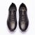 Erkek Sneakers Hakiki Deri Anatomik Tabanlı Ultra Hafif Ayakkabı, Renk: Siyah, Beden: 45, 6 image