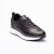 Erkek Sneakers Hakiki Deri Anatomik Tabanlı Ultra Hafif Ayakkabı, Renk: Siyah, Beden: 41