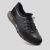 Fosco Erkek Hakiki Deri Air Taban Sneakers Spor Ayakkabı, Renk: Siyah, Beden: 41, 7 image