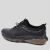 Fosco Erkek Hakiki Deri Air Taban Sneakers Spor Ayakkabı, Renk: Siyah, Beden: 45, 3 image