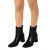 Kadın Hakiki Deri Topuklu Klasik Siyah Bot, Renk: Siyah, Beden: 36, 5 image