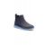 TwoEgoist ​Erkek Hakiki Nubuk Deri Özel Tabanlı Tasarım Chelsea Bot, Renk: Nubuk Lacivert, Beden: 44, 2 image