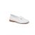 TwoEgoist Kadın Hakiki Deri Günlük Klasik Şık Loafer - Babet Ayakkabı, Renk: Beyaz, Beden: 39, 9 image
