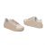 Kadın Hakiki Deri Günlük Spor Ayakkabı Simli Bej / Sneakers, Renk: Simli Bej, Beden: 37, 6 image