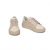 Kadın Hakiki Deri Günlük Spor Ayakkabı Simli Bej / Sneakers, Renk: Simli Bej, Beden: 37, 10 image