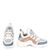 Kadın Kalın Tabanlı Spor Günlük Renkli Sneakers Ayakkabı, Renk: Beyaz - Mavi, Beden: 37, 3 image