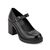 Kadın Hakiki Deri Kalın Topuklu Bantlı Günlük Ayakkabı / Mary Jane Shoes, Renk: Siyah, Beden: 40, 8 image